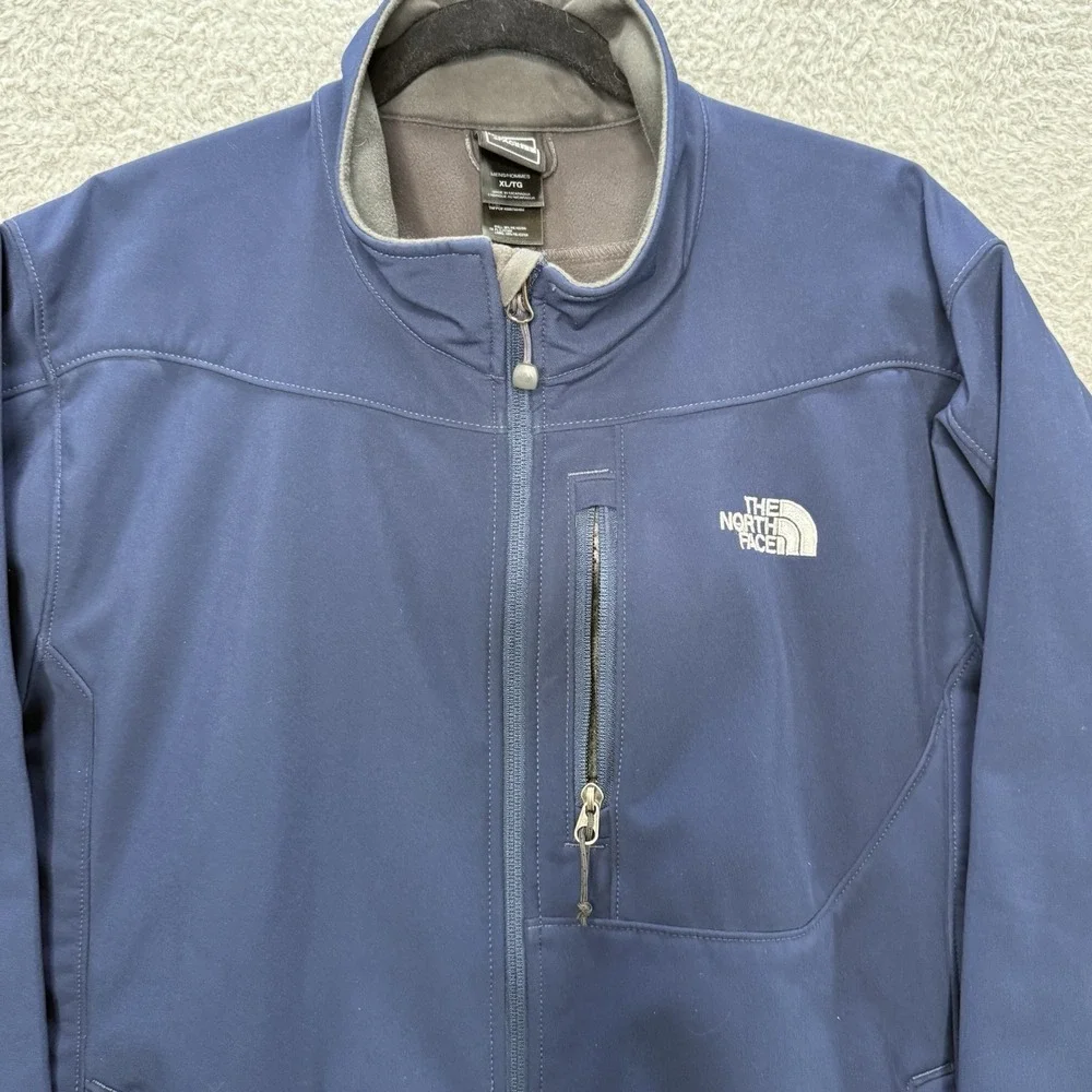 The North Face NF Apex Bionic 3 Windwall Softshell Jacket Men's XL Navy‎ Blue